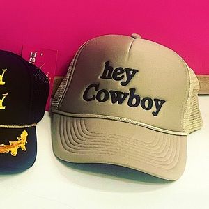 hey cowboy SnapBack trucker hat